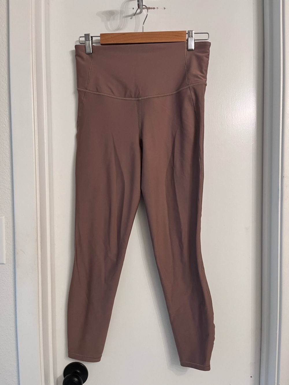 all in motion High-Rise Leggings in Warm Taupe